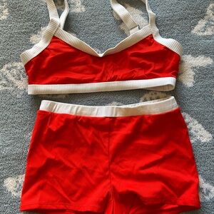 Dippin' Daisy's Red and White Pajama Set